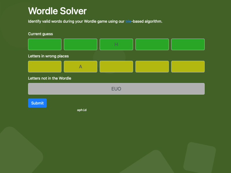 Side Project: Wordle Solver